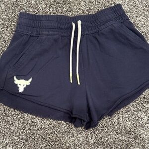 Under Armour Blue Athletic Shorts with Relaxed Fit